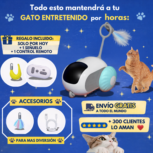 Catronix™ - Juguete inteligente que activa el instinto natural de tu gato